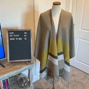 Cabi Fall cape wrap